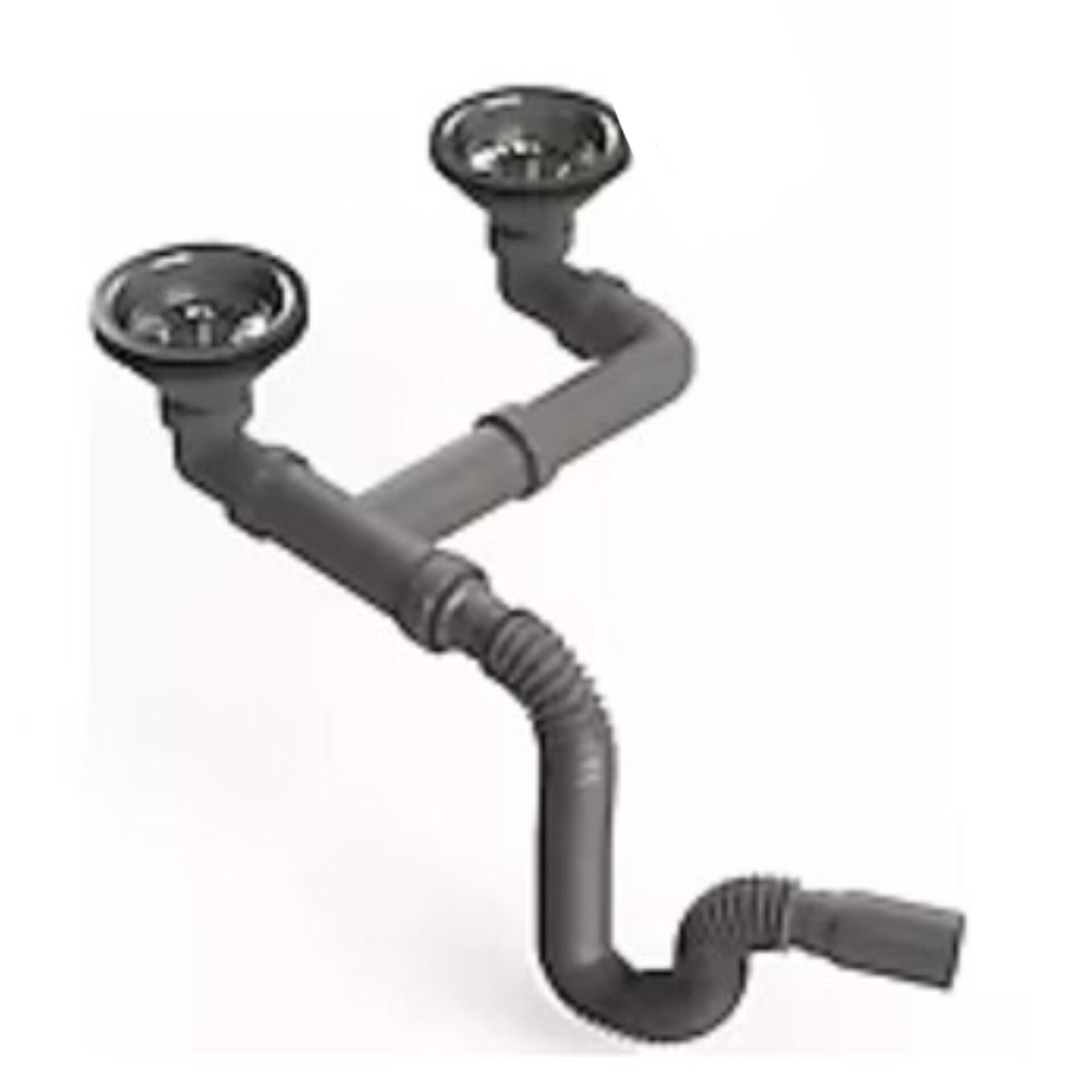 ÇİFT GZL.ÇÖP.KRKL GVD. EVİYE SİFONU 40-50
